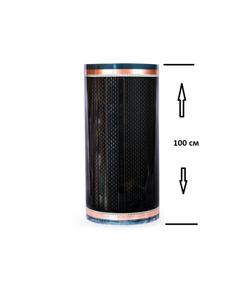 Инфракрасный теплый пол Russian Heat SKY DIAMOND PTC 220 Вт/м² (Ширина 100 см)